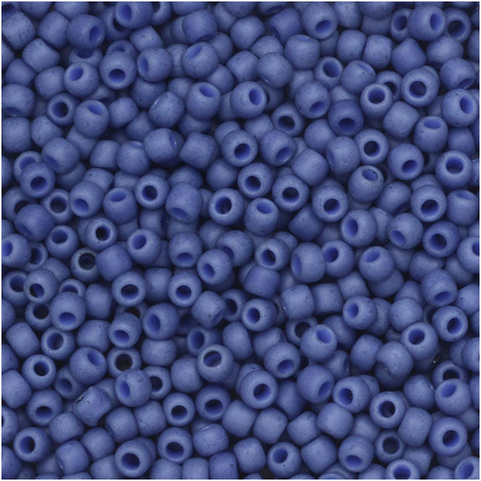 TOHO Bead Round 11/0 Semi-Glazed Soft Blue 2.5-Inch Tube