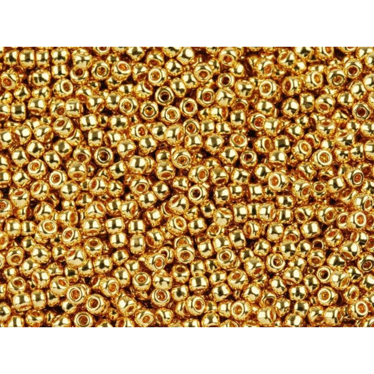 TOHO Bead Round 11/0 24K Gold-Plated, 2.5-Inch Tube