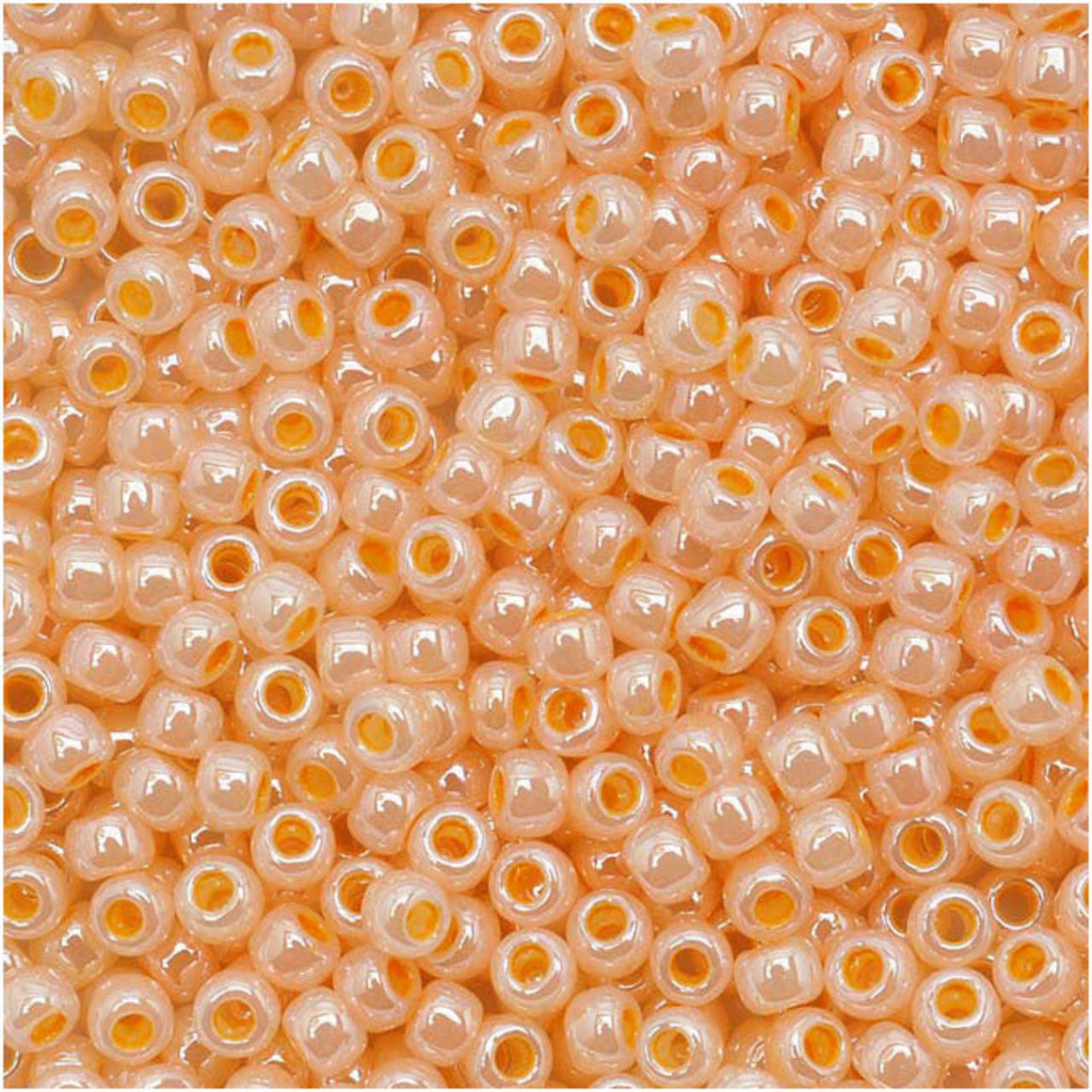 TOHO Bead Round 11/0 Ceylon Apricot, 2.5-Inch Tube