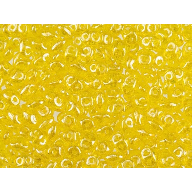 SuperDuo 2 x 5mm Jonquil Luster 2-Hole Seed Bead 2.5-Inch Tube