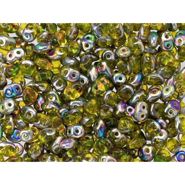 SuperDuo 2 x 5mm Jonquil Vitral 2-Hole Seed Bead 2.5-Inch Tube