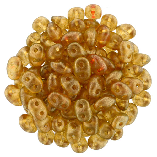 SuperDuo 2 x 5mm Halo - Sandalwood 2-Hole Seed Bead 2.5-Inch Tube