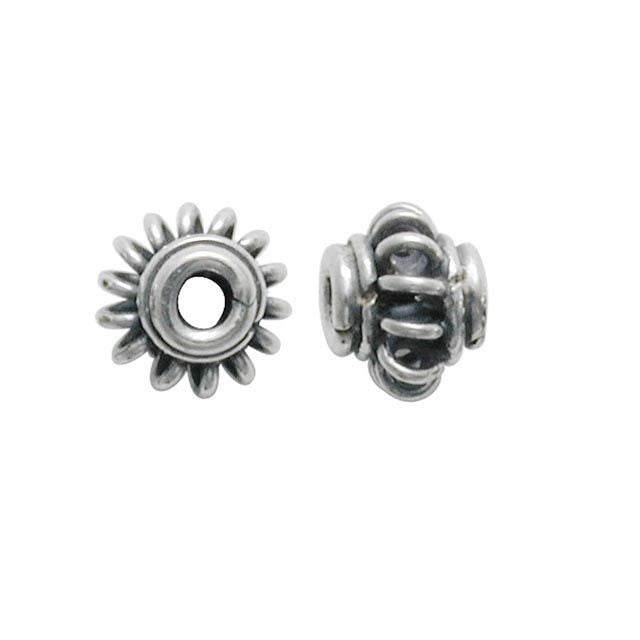 Bali Silver Spacer with Wire Center