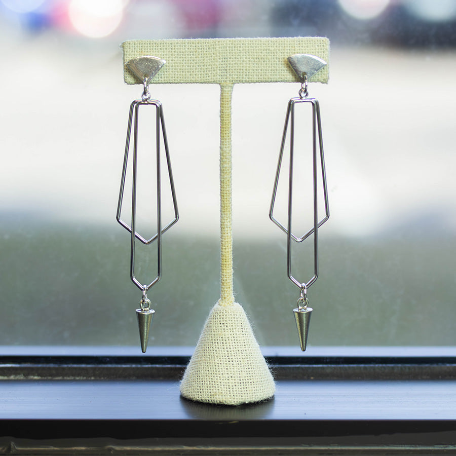 INSTRUCTIONS for DIY Elongated Edge Earrings