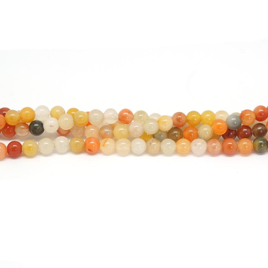 Rainbow Jade (Natural) 4mm Round 15-16 Inch