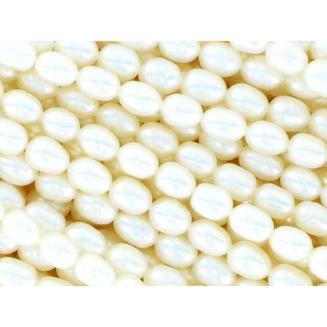 6mm White Rice Freshwater Pearl Strand