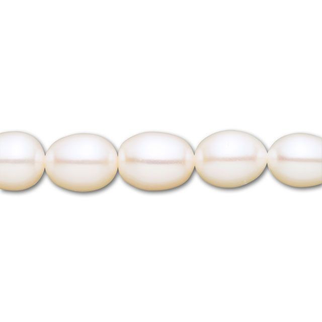 8.5-9.5mm White Rice Freshwater Pearl Strand