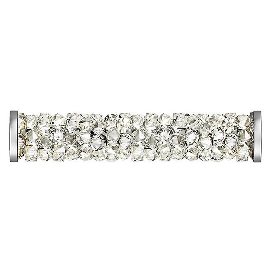 PRESTIGE 5950 30mm Crystal Moonlight Fine Rocks Tube Bead with Stainless Steel Ending