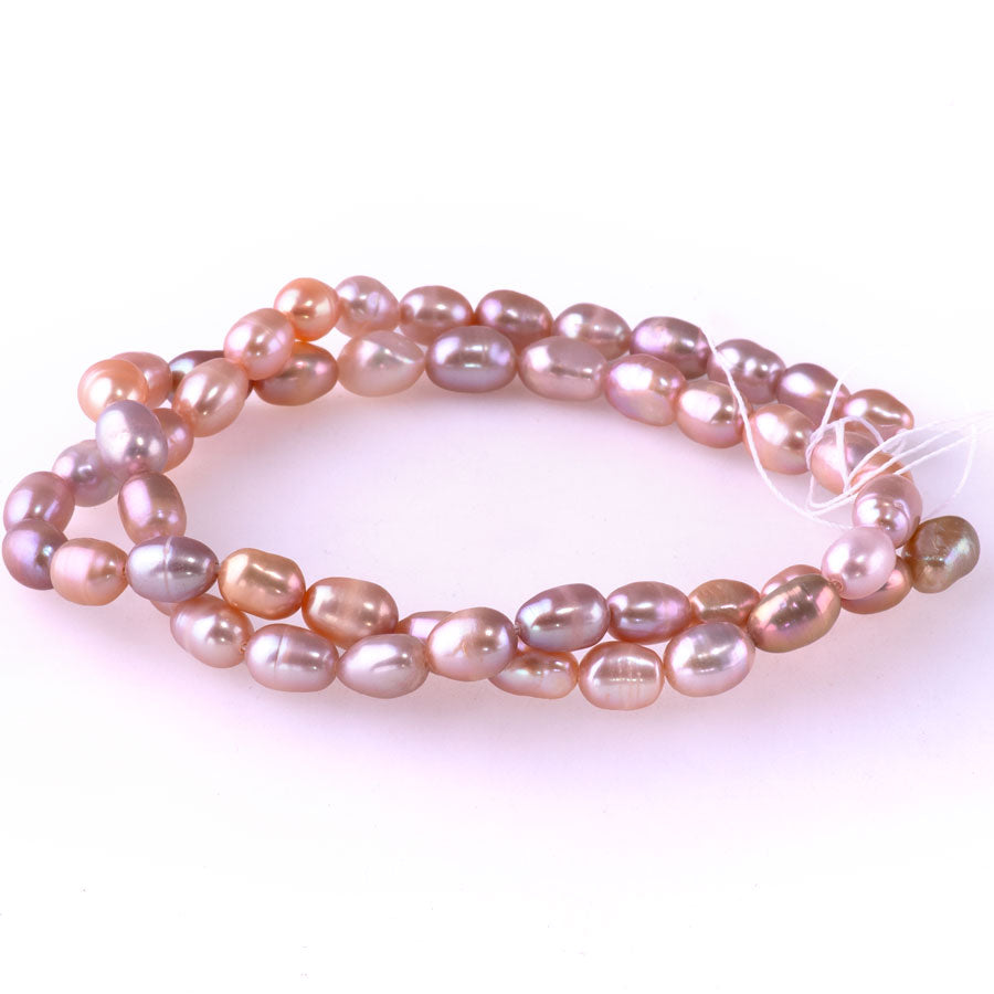 Freshwater Pearl 6-6.5mm Rice Pink - 15-16 Inch