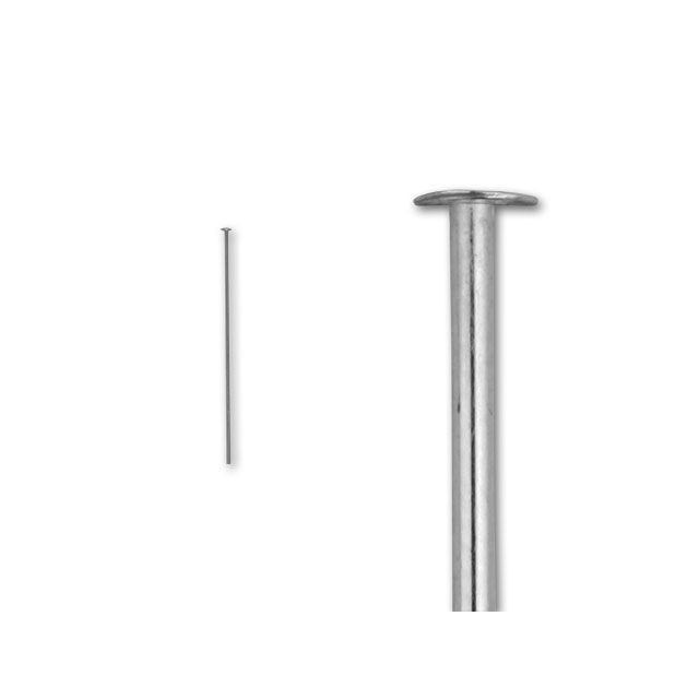 1 1/2-inch Head Pin, 22 Gauge (Sterling Silver)