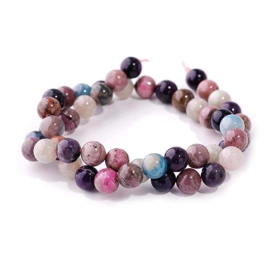 Mixed Sugilite 8mm Round - 15-16 Inch