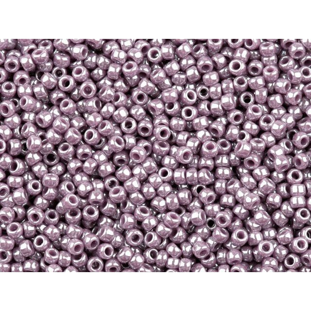 TOHO Bead Round 11/0, Opaque-Lustered Lavender, 2.5-Inch Tube