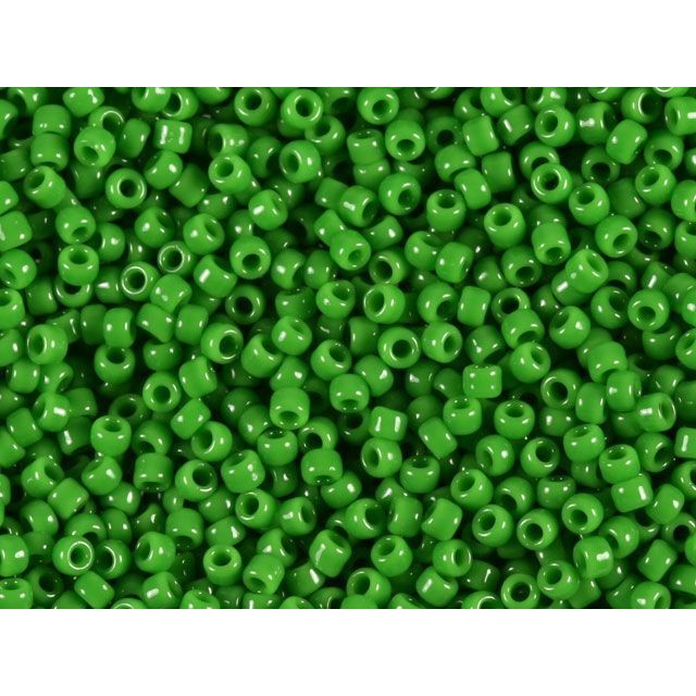 TOHO Bead Round 11/0, Opaque Avocado Green, 2.5-Inch Tube