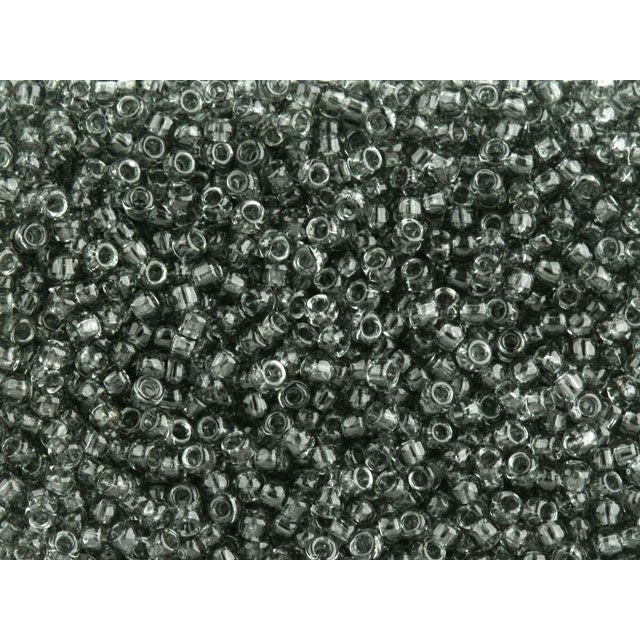 TOHO Bead Round 11/0, Transparent Smokey Gray, 2.5-Inch Tube