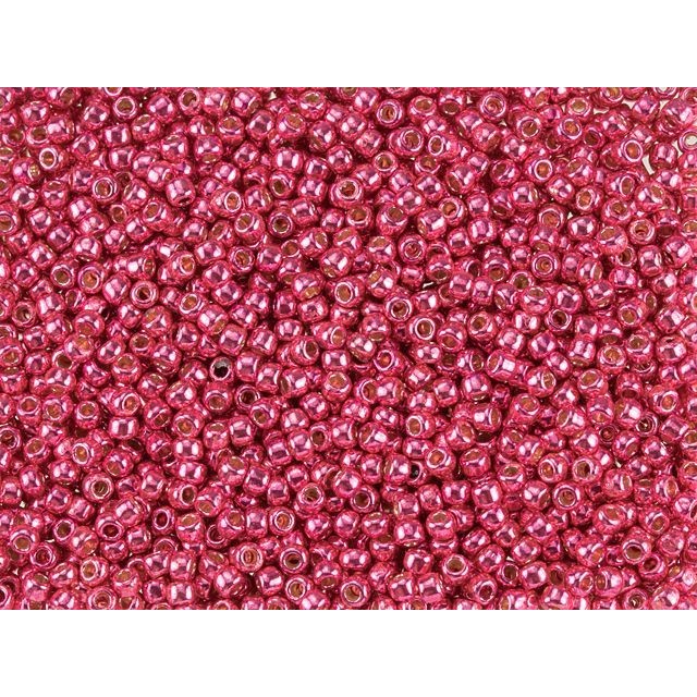 TOHO Round Bead 11/0 PermaFinish Galvanized Orchid 2.5-Inch Tube