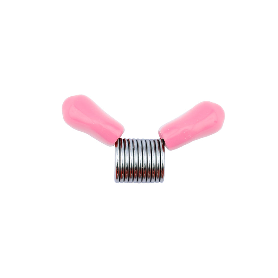 Bead Stoppers with Small Pink Tips - 4 Pack