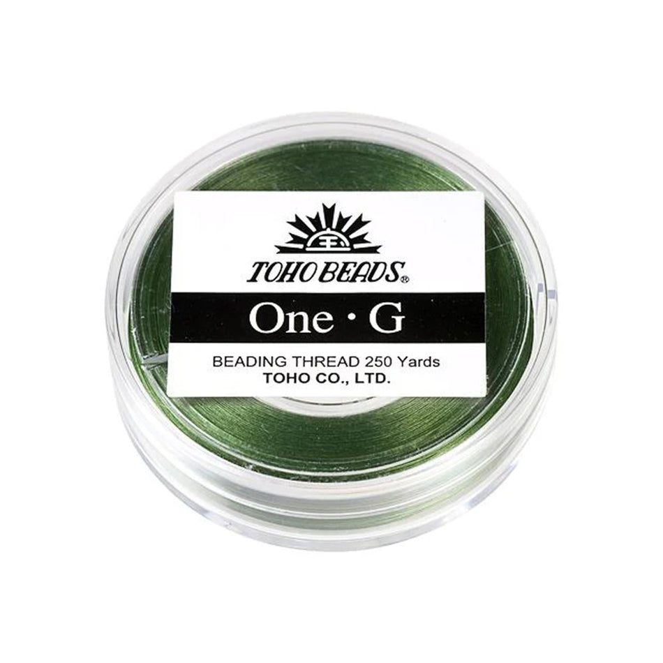 TOHO One-G Thread 250 Yard Spool, Green