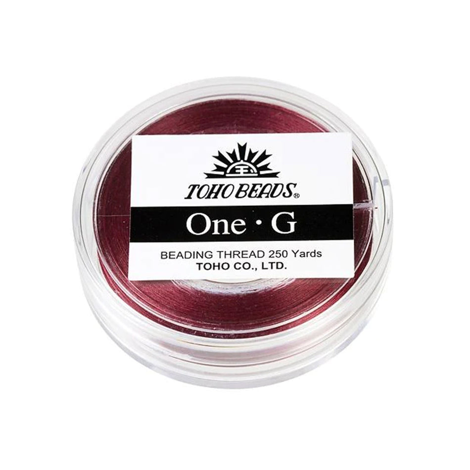 TOHO One-G Thread 250 Yard Spool, Burgundy