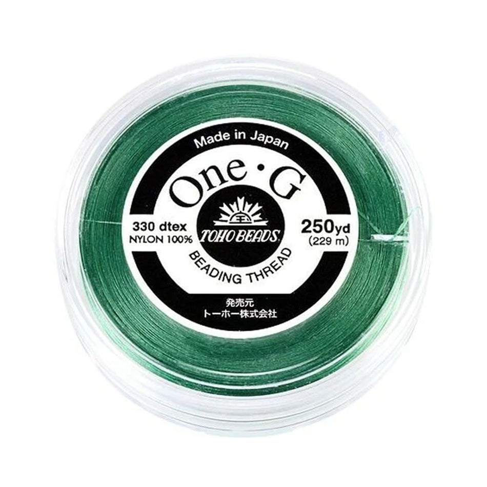 TOHO One-G Thread 250 Yard Spool, Mint Green