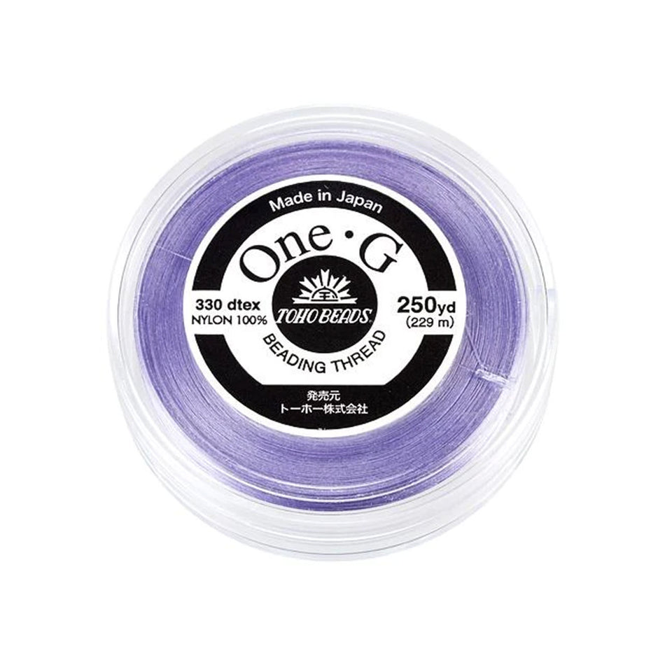 TOHO One-G Thread 250 Yard Spool, Light Lavender