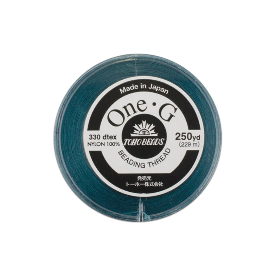 TOHO One-G Thread 250 Yard Spool, Deep Green