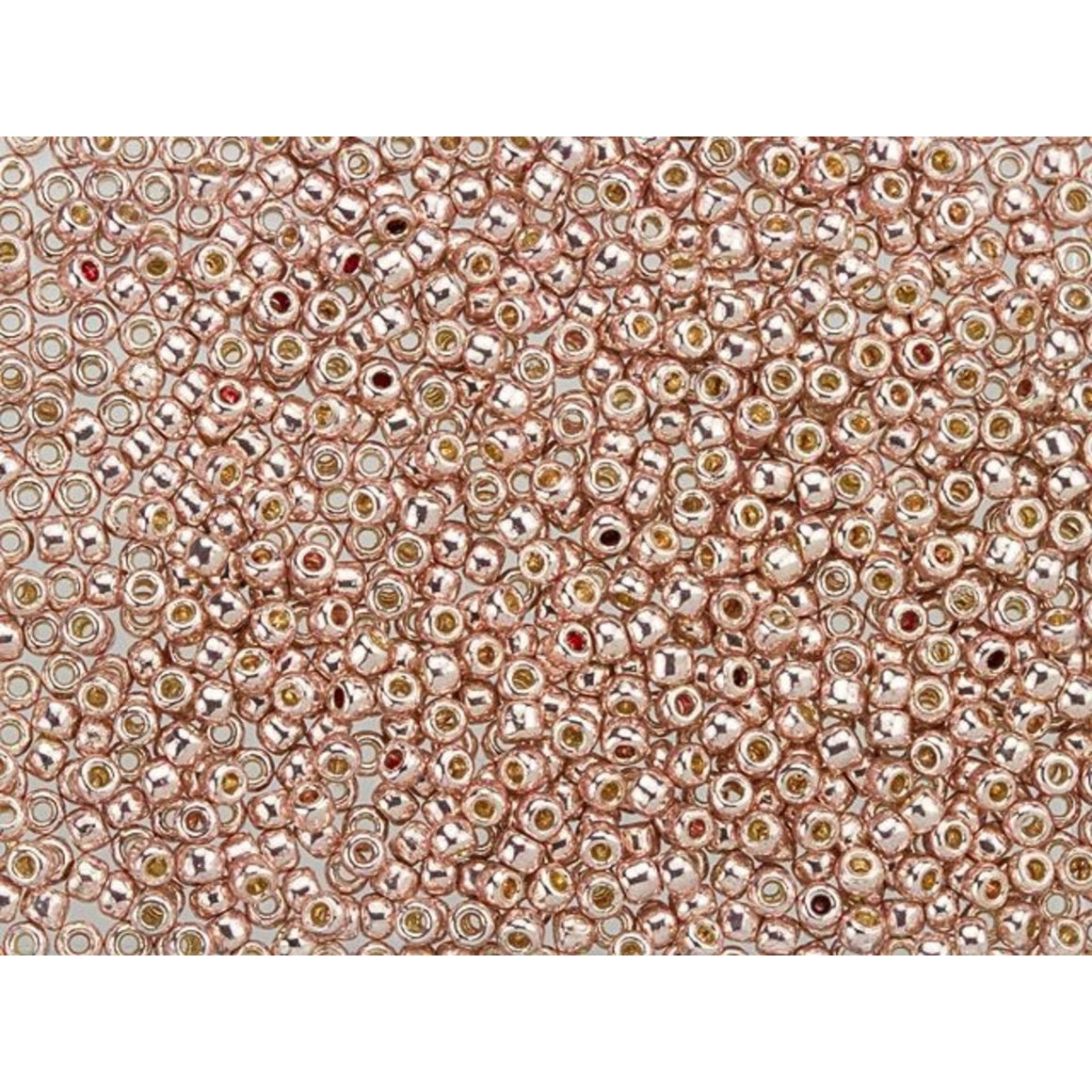 TOHO Bead Round 11/0 Galvanized Sweet Blush PermaFinish 2.5-Inch Tube