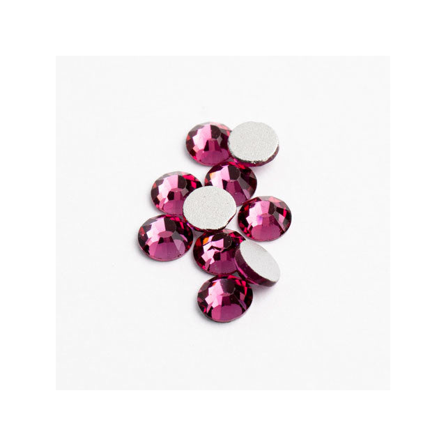 Crystal Lane Flatback Rhinestones ss16 (4mm) - Fuchsia (288pcs)