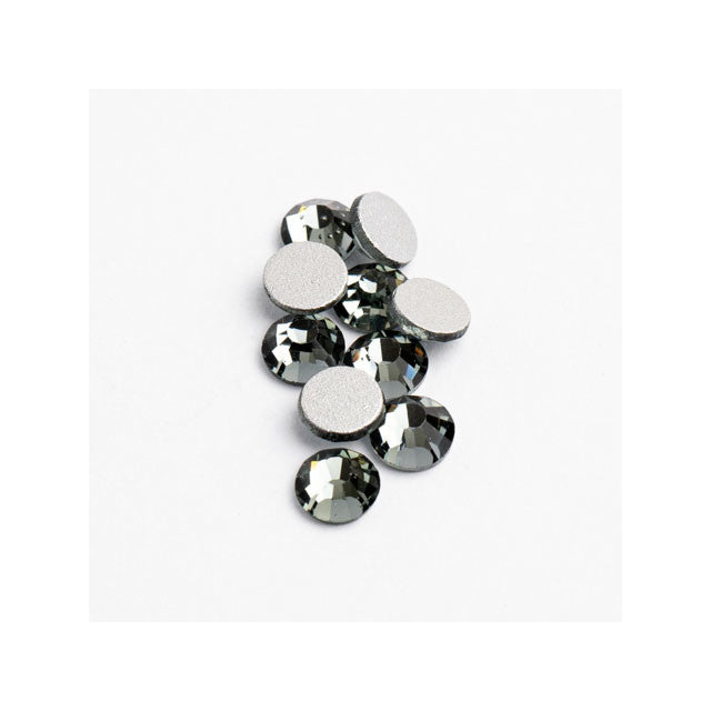 Crystal Lane Flatback Rhinestones ss16 (4mm) - Black Diamond (288pcs)