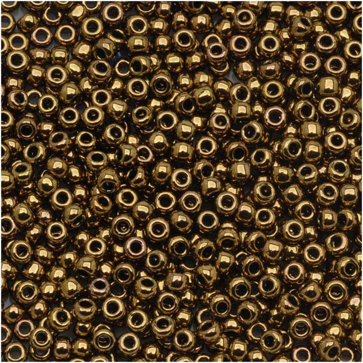 TOHO Bead Round 11/0 Metallic Light Bronze, 2.5-Inch Tube