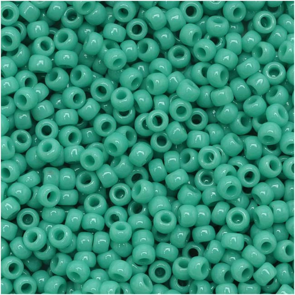 TOHO Bead Round 11/0 Opaque Turquoise, 2.5-Inch Tube