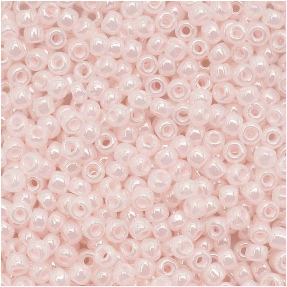 TOHO Bead Round 11/0 Ceylon Soft Pink, 2.5-Inch Tube