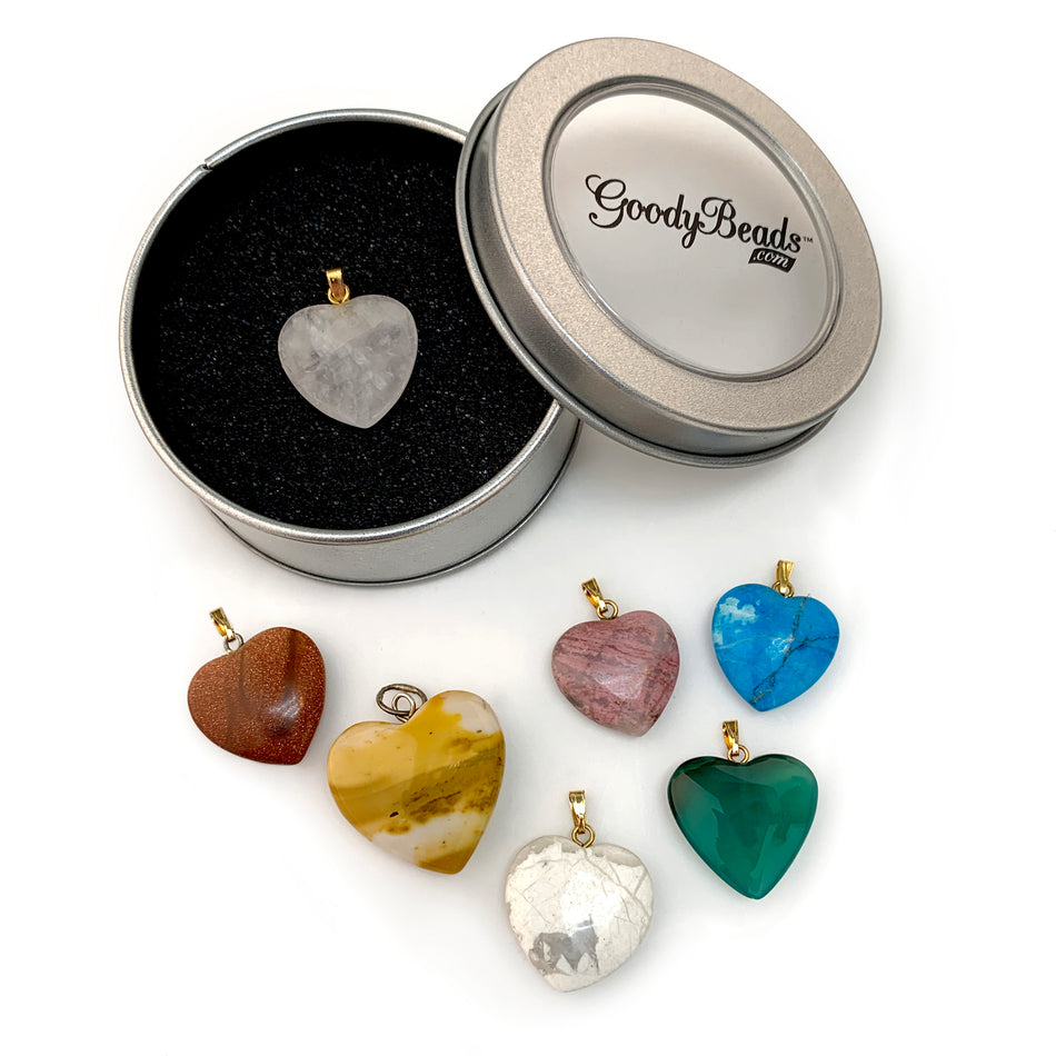 Deal of the Day Love is in the Air Gemstone Heart Mix