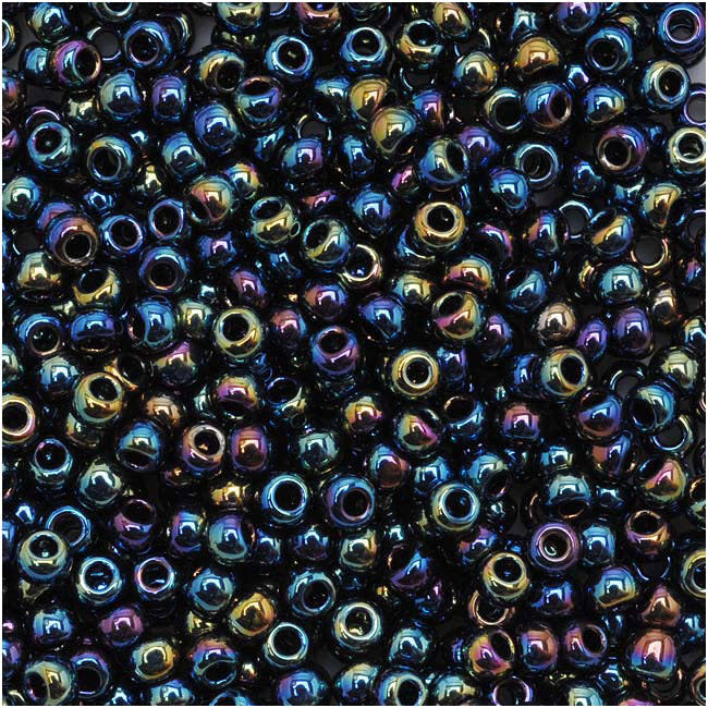 TOHO Round Seed Beads 11/0 86 Metallic Rainbow Iris