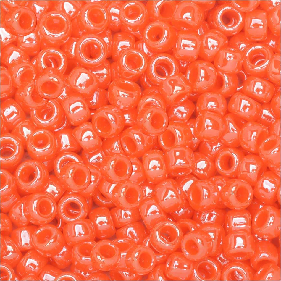 TOHO Round Seed Beads 11/0 129 Opaque Lustered Pumpkin