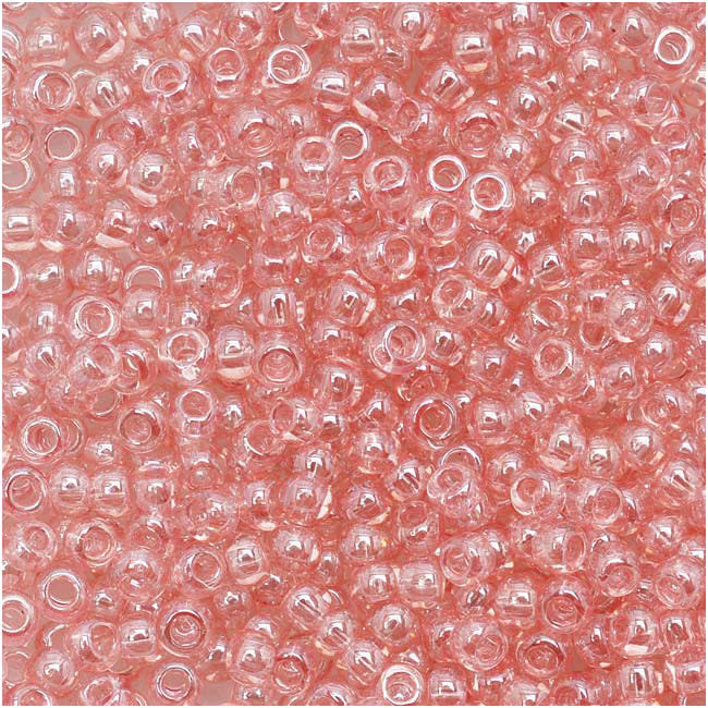 TOHO Round Seed Beads 11/0 290 Transparent Lustered Rose