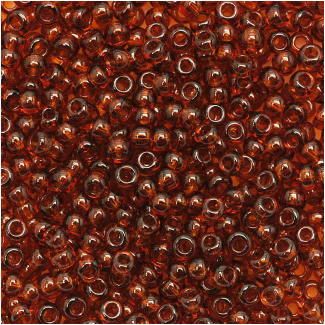 TOHO Round Seed Beads 11/0 941 Transparent Smoky Topaz