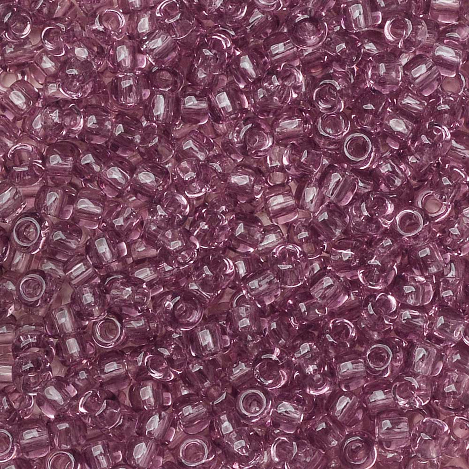 TOHO Seed Beads, Round 11/0, 6, Transparent Light Amethyst