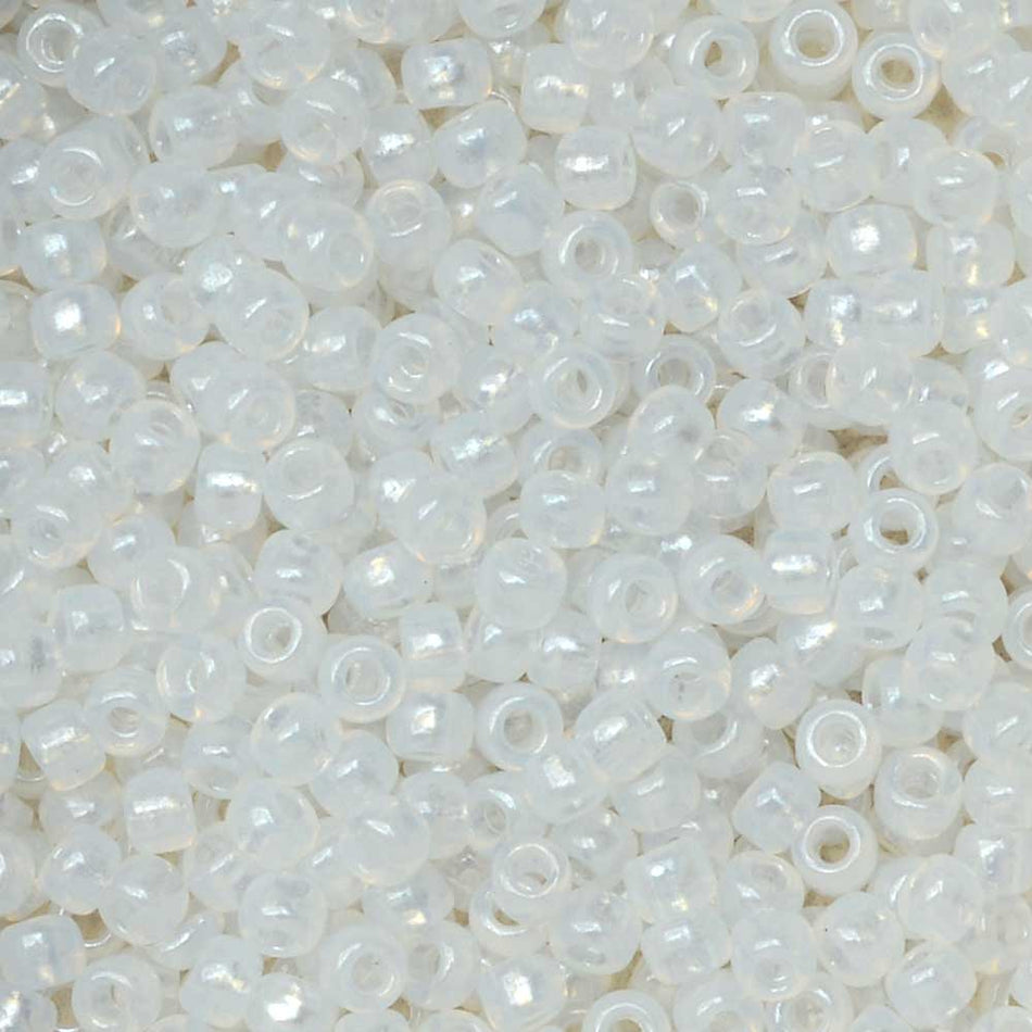 TOHO Seed Beads, Round 11/0, Y914, Hybrid Luster Snowflake