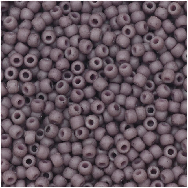 TOHO Seed Beads, Round 11/0, Semi Glazed, Lavender