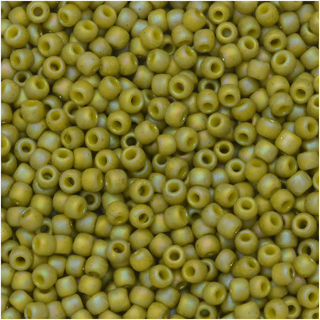 TOHO Seed Beads, Round 11/0, Semi Glazed, , Rainbow Lemongrass