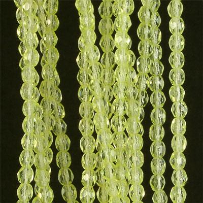 4mm Czech Fire Polish Jonquil Beads - Goody Beads