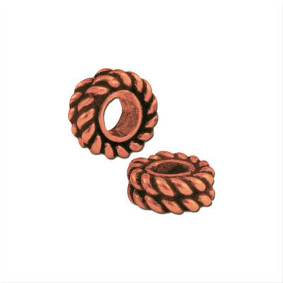 5mm Copper Bali Style Rondelle Spacer - Goody Beads