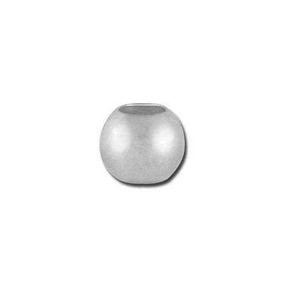 6mm Silver-Plated Round Beads - Goody Beads