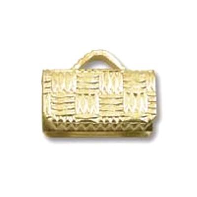 10mm Gold Plated Clamp - Goody Beads