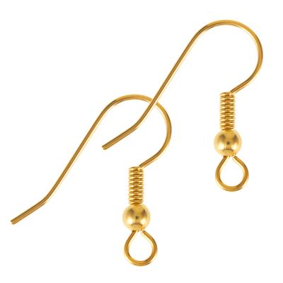 Gold Plated Surgical Steel French Wire Earrings - Goody Beads