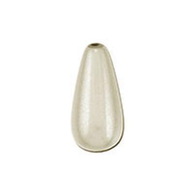 15mm Tear Drop Ivory Miracle Bead - Goody Beads