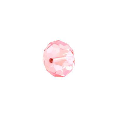 4mm Pink Rondelle Chinese Crystal Beads - Goody Beads