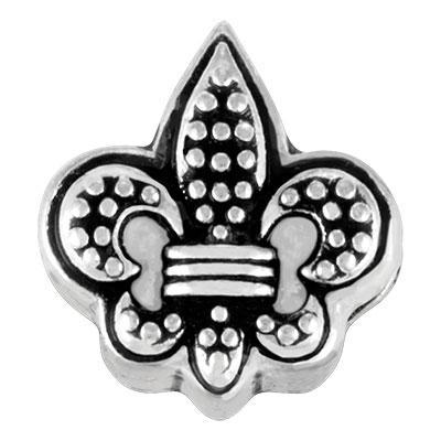 Fleur De Lis Slider Charm - Goody Beads