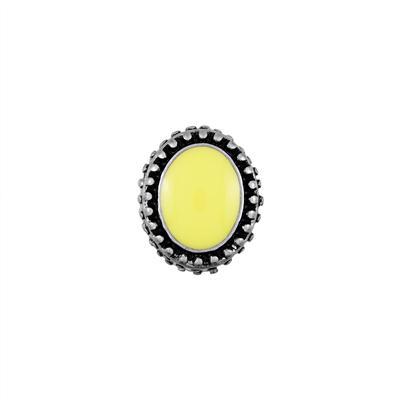 Yellow Stone Aurora Slider Charm - Goody Beads