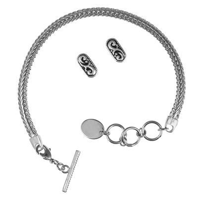 8-9 Inch Adjustable Bracelet for Slider Charms